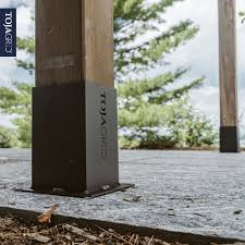 Solo Pergola Post Base And Wall Mount Bracket For 6x6 Wood Posts 4 Pack Concrete Posts Wood Post Pergola