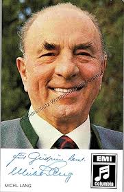 original autogramm michael von lang