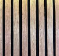 3 Side Veneer Akupanel Acoustic Wood Slat Panel Ceiling Sound Proof Wall  Panels