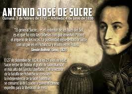 Biografia De Simon Bolivar Y Antonio Jose De Sucre Antonio Jose De Sucre Buscar Con Google Venezuela