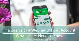 The Basics Of A Wechat Official Account What Users Need To Know An Official Wechat Account Can Be Created Following Simple G Basic Accounting Official Account