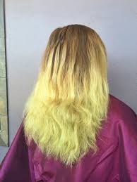 Are you trying to lighten it without creating a hair disaster? Color Correction From Chlorine Damaged To Balayaged Blonde Color Modern Salon