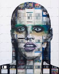 Floppy Disk Portraits by Nick Gentry