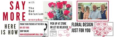 Variety is the spice to life and. Where We Deliver The Red Geranium