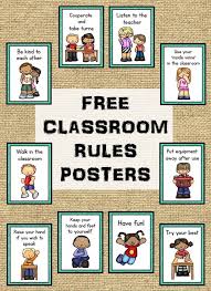 classroom rules posters free classroom rules poster