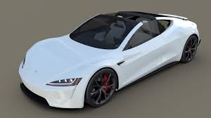 Tesla Roadster 2020 White With Interior And Chassis Tesla Roadster Roadsters Tesla Car