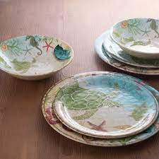 Maybe you would like to learn more about one of these? Bayou Breeze Nita Sea Turtle 16 Piece Melamine Dinnerware Set Service For 4 Wayfair