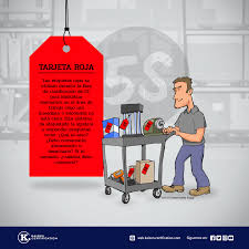 La tarjeta roja es una herramienta de control visual usada para evidenciar a simple vista, artículos sobre cuya utilización se tiene duda y deben ser descartados o reubicados, a fin de mejorar la organización de las diversas áreas de la empresa. Kaizen Certification ÙˆÙƒØ§Ù„Ø© Ø§Ø³ØªØ´Ø§Ø±Ø§Øª Ù„ÙŠÙ…Ø§ Ù¤ Ù¤Ù©Ù© ØµÙˆØ±Ø© ÙÙŠØ³Ø¨ÙˆÙƒ
