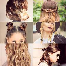 6 Easy Hairstyles For Short And Long Hair Mademoiselle O Lantern Hair Styles Easy Hairstyles For Medium Hair Easy Hairstyles