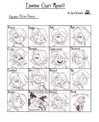 Emotion Chart Meme Shawn By Xamag On Deviantart Emotion Chart Drawing Meme Drawing Challenge