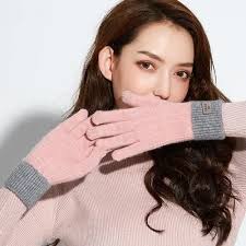 Găng tay len nữ cảm ứng cao cấp Golovejoy DZ70