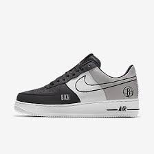 Nike Air Force 1 Boys Black Custom Air Force 1 Shoes The Monochromatic Theme Of This Is Gucci Af Nike Air Force Nike Nike Air