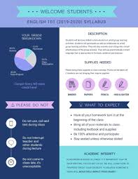 English Syllabus Template Education Templates For Every School Related Visual Your Class Needs These Templates Are In 2020 Syllabus Template Syllabus Visual Syllabus