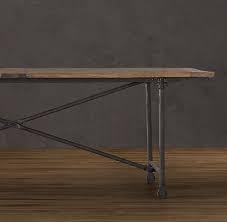 Flatiron Rectangular Dining Table Restoration Hardware Dining Table Rectangular Dining Table Industrial Farmhouse Table