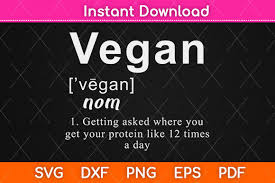 Download Vegan Definition Funny Vegan Meme Joke Graphic By Graphic School Creative Fabrica PSD Mockup Templates