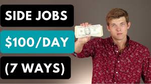 Creative ways to make money as a second job or start a new business. 7 Side Jobs To Make Extra Money 2019 Youtube