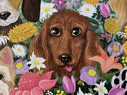 Cute teddy bears and puppies 1000 piece Bits and Pieces Large piece  Grandma's armchair