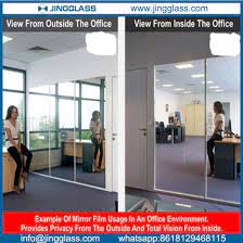 At night it is the other way round. One Way See Through Mirror Glass In Commercial Office China One Way Mirror One Way Glass Made In China Com