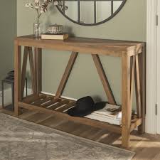 Finding the right furniture to set up your home office can be a task. Pin By Katie Larrivee On Fixer Upper In 2021 Farmhouse Console Table Farmhouse Entryway Table Rustic Entryway Table