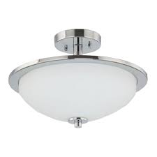 Bel air lighting barnes 14 in. Progress Lighting Replay 1 Light Brushed Nickel Led Semi Flush Mount Light P2324 0930k9di The Home Depot