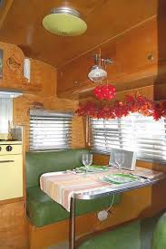 20 Awesome Vintage Camper Dinette Ideas Go Travels Plan Vintage Caravan Interiors Vintage Camper Vintage Trailer Interior