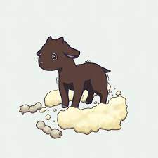 A sheared Wooloo is just as cute. Art by くろ : r/Wooloo
