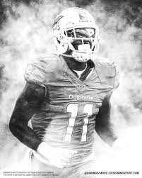 Devante Parker Miami Dolphins Designing Sport Sports Art Sports Design Miami Dolphins