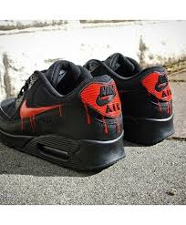 2017 Nike Air Max 90 Candy Drip Original Black Red Trainer Nike Air Max Red Trainers Nike Air Max 90