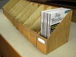 Grab some magazine racks from the dollar store or amazon to organize which of these diy canned food storage ideas do you plan to try? Make Your Own Magazine Storage Box Woodworking Gift Ideas Woodworkers Guild Of America