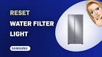 How to Reset Water Filter Light on Samsung RS28A500ASR