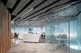 Beyond The Drywall Metal And Acrylic Glass As Materials For Ceiling Design Ceiling Design Metal Ceiling Retail Design
