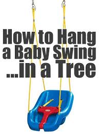 How To Easily Hang A Little Tikes Outdoor Baby Swing In A Backyard Tree With A Removable Portable 2 Strap Swing Ha Baby Swing Outdoor Baby Swings Outdoor Baby