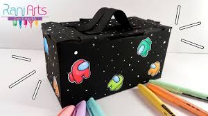 Cartuchera Lapicera Organizador Among Us Diy Pencil Case Pencil Box Youtube