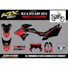 Warna honda crf 150 hitam. Decal Klx Bf 150cc Full Body Stiker Motor Klx Bf 150cc Full Costum Rockstar Merah Shopee Indonesia