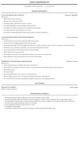 Accounts receivable specialists are responsible for receiving cash into a business. Accounts Receivable Officer Resume Sample Mintresume