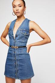 Wandering Star Denim Mini Dress Denim Mini Dress Mini Dress Outfits Denim Dress