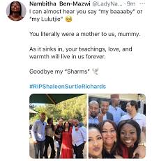Shaleen surtie richards is most famous for her roles on soapies such as 'mattie' on generations & 'nenna' on egoli. Jd5izkjallrtzm