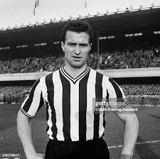 Newcastle United Football Club forward Len White during a Division 1...  News Photo
