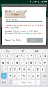 For store gift cards such as starbucks, macy's or home depot, however, gift codes. I Just Bought A Gift Card Today And Cant Redeem It What Can I Do Google Play Community