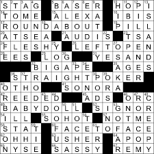 Daily solution for the la times crossword 14 jul 21, wednesday. La Times Crossword 4 Mar 21 Thursday Laxcrossword Com