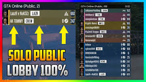 Within 5 to 10 minutes you'll begin to notice people coming into your lobby. How To Join Empty Public Lobby On Gta 5 Online Working Solo Public Lobby Glitch Xbox One Ps4 Pc Youtube