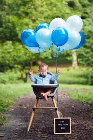 Baby Boy First Birthday Pictures Outdoor With High Chair 1st Birthday Pictures Boy Birthday Pictures Baby First Birthday
