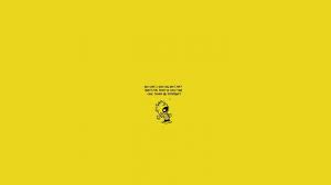 Maybe you would like to learn more about one of these? Minimalistic Comics Calvin And Hobbes Simple Background Yellow Wallpaper 107024