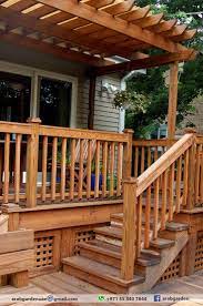 20 Coolest Pergola Pool Inspirations For A Comfortable Outdoor Space Mab Outdoor Stair Railing Deck Railing Design Pergola