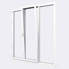 La t te de la fen tre ou de la porte bascule vers laposint rieur et le battant coulisse lat ralement. Porte Fenetre Pvc 2 Vantaux Oscillo Battant 1 Fixe Sur Mesure