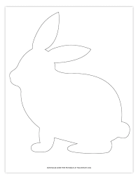 All you need to do to complete this bunny head is draw in the face. Easter Bunny Template Free Printable Bunny Pattern Pjs And Paint