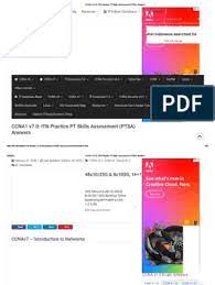 Jun 14, 2021 · itn practice pt skills assessment (ptsa) final exam answers: Ccna1 V7 0 Itn Practice Pt Skills Assessment Ptsa Answers Ip Address I Pv6