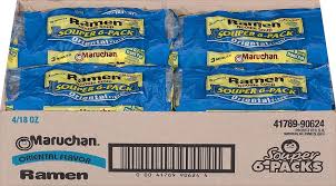 We did not find results for: Maruchan Oriental Flavor Souper 6 Pack Ramen Noodle Soup 4 Ct 18 Oz Baker S