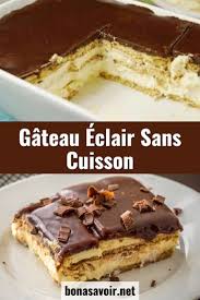 Epingle Par Yannick Serreau Sur Recette Recette Gateau Sans Cuisson Gateau Eclair Gateau Chocolat Sans Cuisson