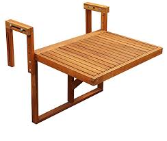 Amazon Com Interbuild Stockholm Folding Balcony Deck Table Adjustable Fsc Acacia Wood Golden Teak Color Deck Table Wall Mounted Table Kitchen Balcony Deck